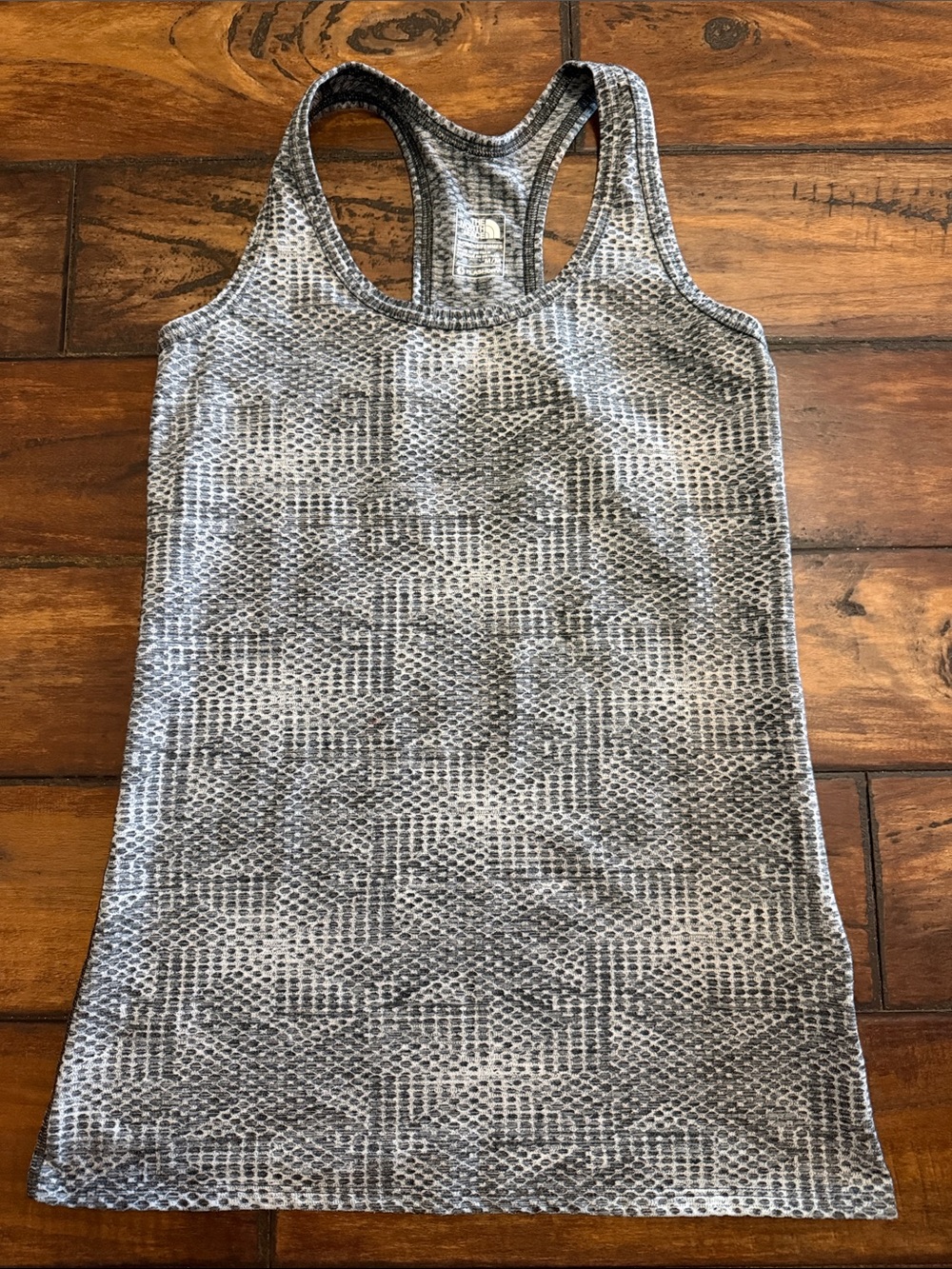 The North Face Gray Patterned Racerback Tank